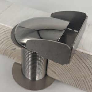 Champignon d'évacuation des fumées tout Inox avec déflecteur  + 1 Rondelle inox