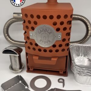 CANDLE STOVE TERRACOTTA avec Kit installation (Fabrication UE)
